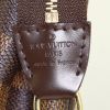 Louis Vuitton Eva shoulder bag in ebene damier canvas and brown leather - Detail D3 thumbnail