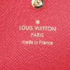Billetera Louis Vuitton Sarah en lona Monogram marrón y cuero rojo - Detail D3 thumbnail