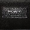 Bolso de mano Saint Laurent Rive Gauche en cuero granulado negro - Detail D4 thumbnail