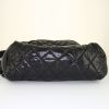 Chanel Coco Cocoon backpack in black quilted canvas and black leather - Detail D4 thumbnail