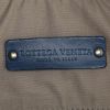 Porta-documentos Bottega Veneta en cuero intrecciato azul - Detail D4 thumbnail