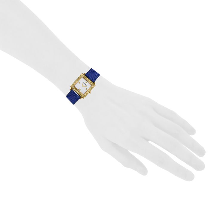 Boucheron Carrée watch in yellow gold Circa 2000 - Detail D1