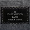 Porta-documentos Louis Vuitton Sabana en lona a cuadros gris y cuero negro - Detail D3 thumbnail