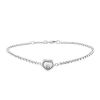Bracelet Chopard Happy Diamonds Icon en or blanc et diamant - 00pp thumbnail