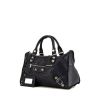 Balenciaga Work handbag in dark blue leather - 00pp thumbnail
