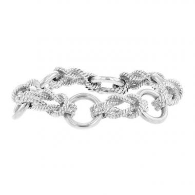 Bracciale Hermès Noeud Marin in argento