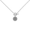Hermès Clou de selle necklace in silver - 00pp thumbnail