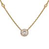 Messika Joy necklace in yellow gold and diamonds - 00pp thumbnail