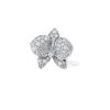 Cartier Caresse d'Orchidées large model ring in white gold and diamonds - 00pp thumbnail