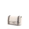Chanel Timeless shoulder bag in white quilted leather - 00pp thumbnail