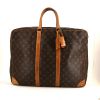 Louis Vuitton Sirius 50 soft suitcase in brown monogram canvas and natural leather - 360 thumbnail