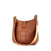Hermes Evelyne medium model shoulder bag in gold epsom leather - 00pp thumbnail