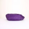 Bolso de mano Yves Saint Laurent Multy en cuero granulado violeta - Detail D4 thumbnail
