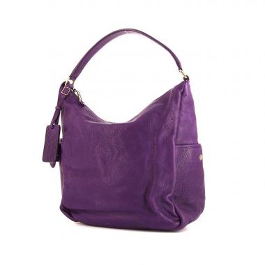 Bolso de mano Yves Saint Laurent Multy en cuero granulado violeta