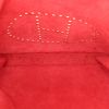 Hermes Evelyne large model shoulder bag in red epsom leather - Detail D2 thumbnail