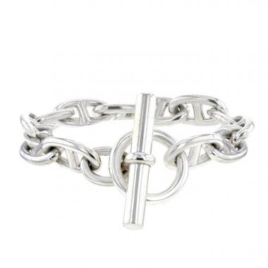 Bracelet Hermes Chaine d'Ancre grand modèle en argent