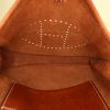 Bolso bandolera Hermes Evelyne modelo mediano, 2000, en cuero Barenia marrón - Detail D2 thumbnail