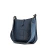 Hermes Evelyne medium model shoulder bag in blue jean togo leather - 00pp thumbnail