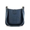 Hermes Evelyne medium model shoulder bag in blue jean togo leather - 360 thumbnail