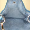 Hermes Evelyne medium model shoulder bag in blue jean togo leather - Detail D2 thumbnail