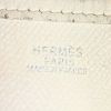 Hermes Evelyne small model shoulder bag in white epsom leather - Detail D2 thumbnail