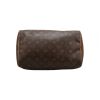 Borsa Louis Vuitton Speedy 30 in tela monogram marrone e pelle naturale - Detail D1 thumbnail
