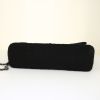 Chanel 2.55 shoulder bag in black felt lined whool - Detail D5 thumbnail