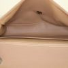Borsa a tracolla Chanel Timeless in jersey trapuntato beige - Detail D2 thumbnail