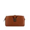 Bottega Veneta shoulder bag in brown intrecciato leather - 360 thumbnail