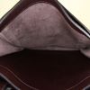 Borsa portadocumenti Hermès Sac à dépêches in tela marrone e pelle marrone - Detail D2 thumbnail
