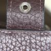 Borsa portadocumenti Hermès Sac à dépêches in tela marrone e pelle marrone - Detail D4 thumbnail