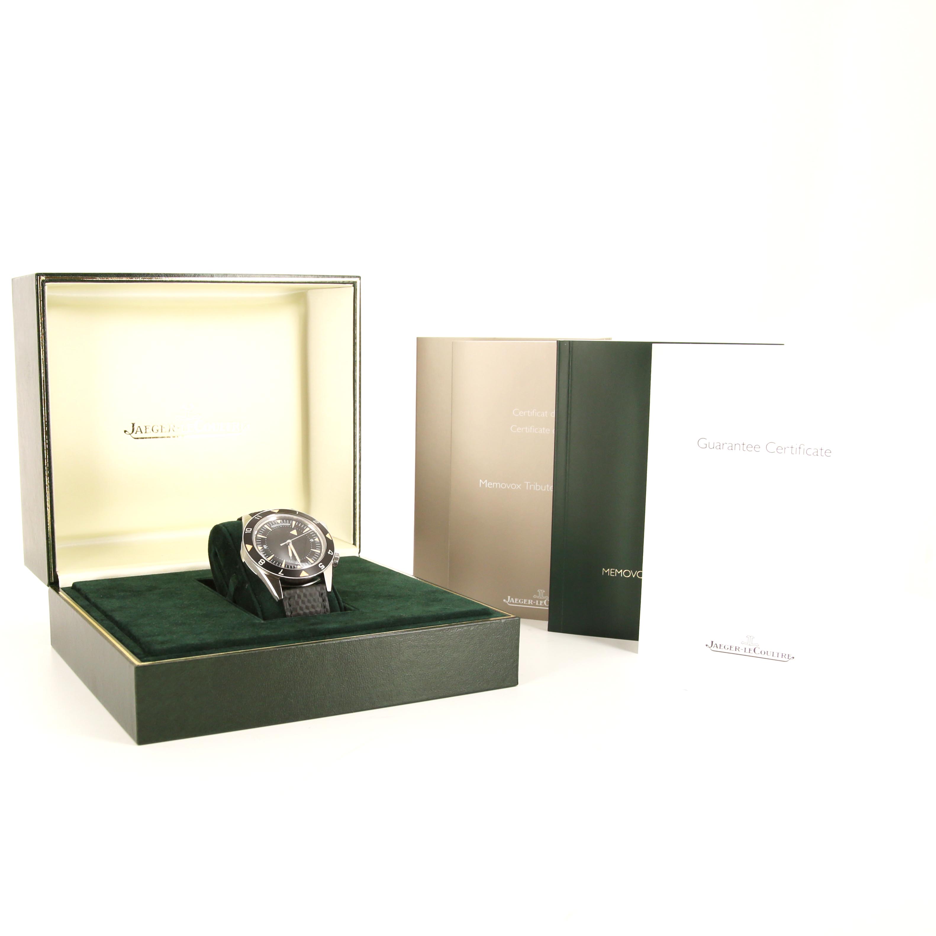 Jaeger-LeCoultre Memovox Tribute To Deep Sea watch in stainless steel Ref:  134.8.96 Circa  2012