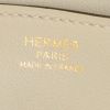 Bolsito de mano Hermès Pliplat en cuero swift verde Sauge - Detail D3 thumbnail