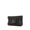 Hermès Virevolte pouch in black leather taurillon clémence and black Hunter cowhide - 00pp thumbnail
