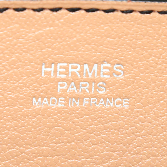 Bolso bandolera Hermès Opli en cuero negro - Detail D3