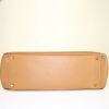 Prada Galleria large model handbag in brown leather saffiano - Detail D4 thumbnail