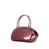 Louis Vuitton Sheerwood bag worn on the shoulder or carried in the hand in purple monogram patent leather - 00pp thumbnail