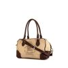 Burberry handbag in beige canvas and brown leather - 00pp thumbnail