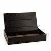 Boîte Hermès en bois palissandre et cuir Etoupe - Detail D1 thumbnail