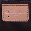 Shopping bag Dior Jeans Pocket in tessuto a monogramma Oblique marrone e pelle beige - Detail D3 thumbnail