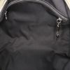 Bolsa de viaje Louis Vuitton Keepall 50 cm en lona Monogram negra y cuero negro - Detail D3 thumbnail