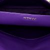 Prada bag worn on the shoulder or carried in the hand in purple leather - Detail D2 thumbnail