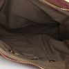 Chloé Marcie large model shoulder bag in burgundy leather - Detail D2 thumbnail