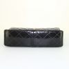 Chanel Vintage handbag in dark brown patent quilted leather - Detail D4 thumbnail