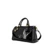 Chanel Boston 24 hours bag in black patent leather - 00pp thumbnail