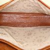 Hermes Nouméa shoulder bag in gold ostrich leather - Detail D2 thumbnail