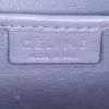 Bolso bandolera Céline Luggage Nano en cuero azul gris - Detail D4 thumbnail