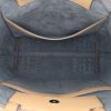 Shopping bag Tod's Wave in pelle martellata beige e bianca - Detail D2 thumbnail