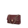 Chanel Vintage handbag in burgundy quilted leather - 00pp thumbnail