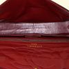 Bolso de mano Chanel Vintage en cuero acolchado color burdeos - Detail D3 thumbnail